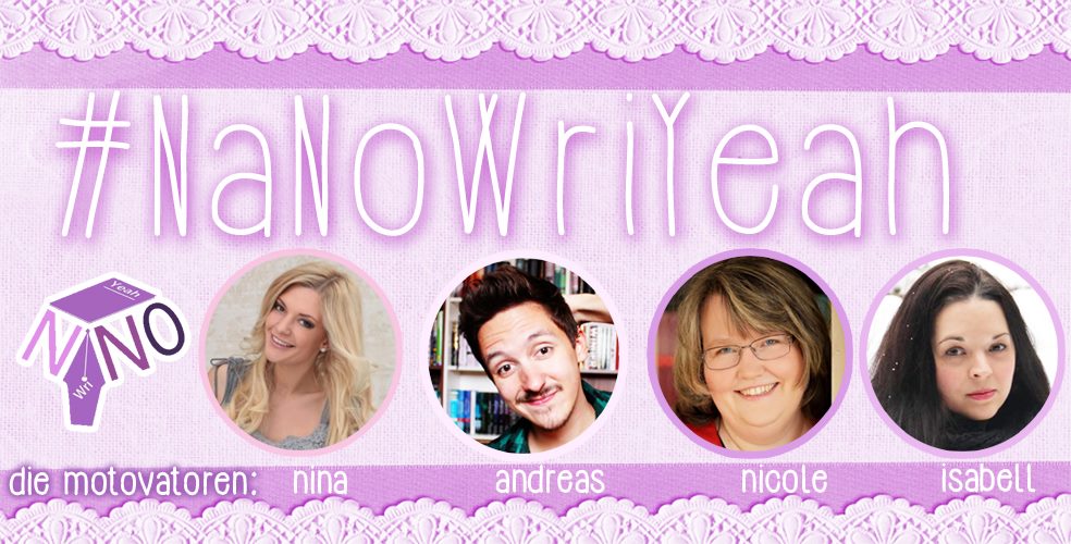 die 4 Autoren des NaNoWriYeah Teams