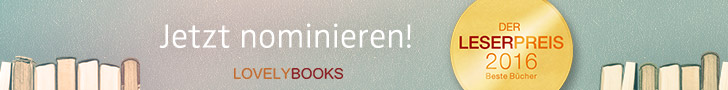Lovelybooks-Banner: Nominierungsrunde zum Lovelybooks Leserpreis